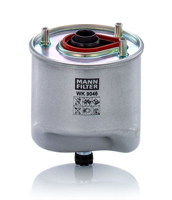 MANN-FILTER Fuel Filter In-Line Filter WK 9046 FORD,MAZDA,VOLVO,Fiesta Mk6 Schrägheck (JA8, JR8),FOCUS III Turnier,MONDEO IV Turnier (BA7)