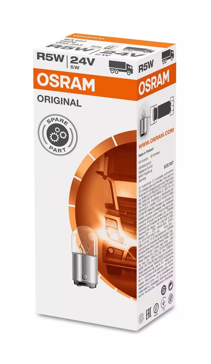 OSRAM Light Bulbs R5W 5626 Bulb, taillight