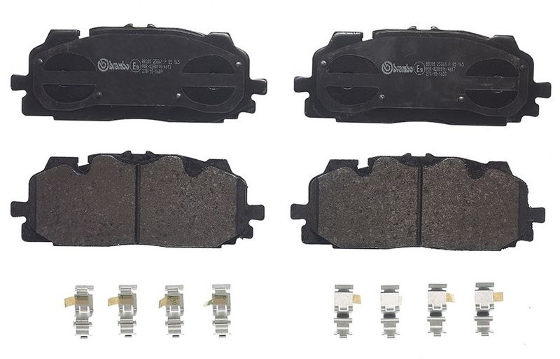 BREMBO Brake pad set VW,AUDI,CUPRA P 85 165 4K0698151,4K0698151AA,4K0698151C 4K0698151P,4K0698151S,4K0698151T,4KE698151F,4KE698151H,4KE698151J