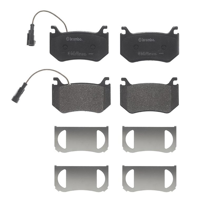 BREMBO Brake pad set PRIME LINE incl. wear warning contact P 23 184 Brake pads,Brake pad set, disc brake ALFA ROMEO,GIULIA (952_),Stelvio (949_)