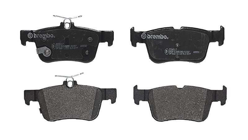 BREMBO Brake pad set FORD P 24 217 2209329,2247444,2367295 2379248,2433333,2493719,2494035,BRF1954,JX6Z2200D,JX6Z2200E,KTJ1GC2M007AC,KTJX612M007ACC