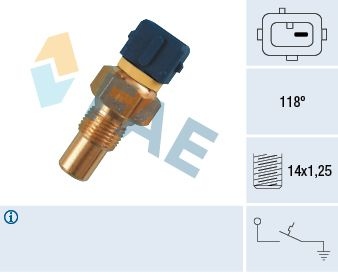 Citroen Temperature Switch Refrigerant Warning Lamp