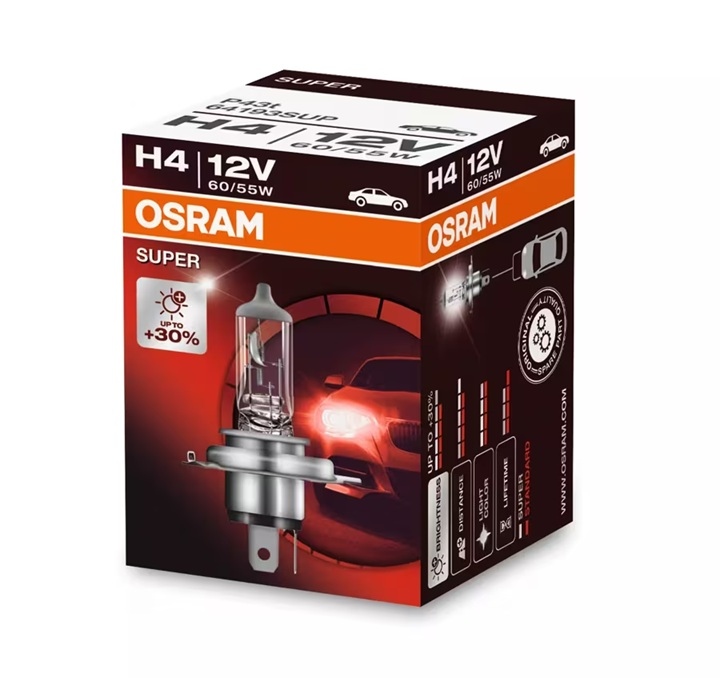 OSRAM Light Bulbs H4 64193SUP Bulb, spotlight VW,AUDI,MERCEDES-BENZ,Transporter V Bus (7HB, 7HJ, 7EB, 7EJ, 7EF, 7EG, 7HF, 7EC)