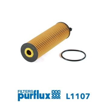 PURFLUX Oil filter Filter Insert L1107 Engine oil filter MERCEDES-BENZ,C-Klasse T-modell (S205),C-Klasse Limousine (W205),E-Klasse Limousine (W213)