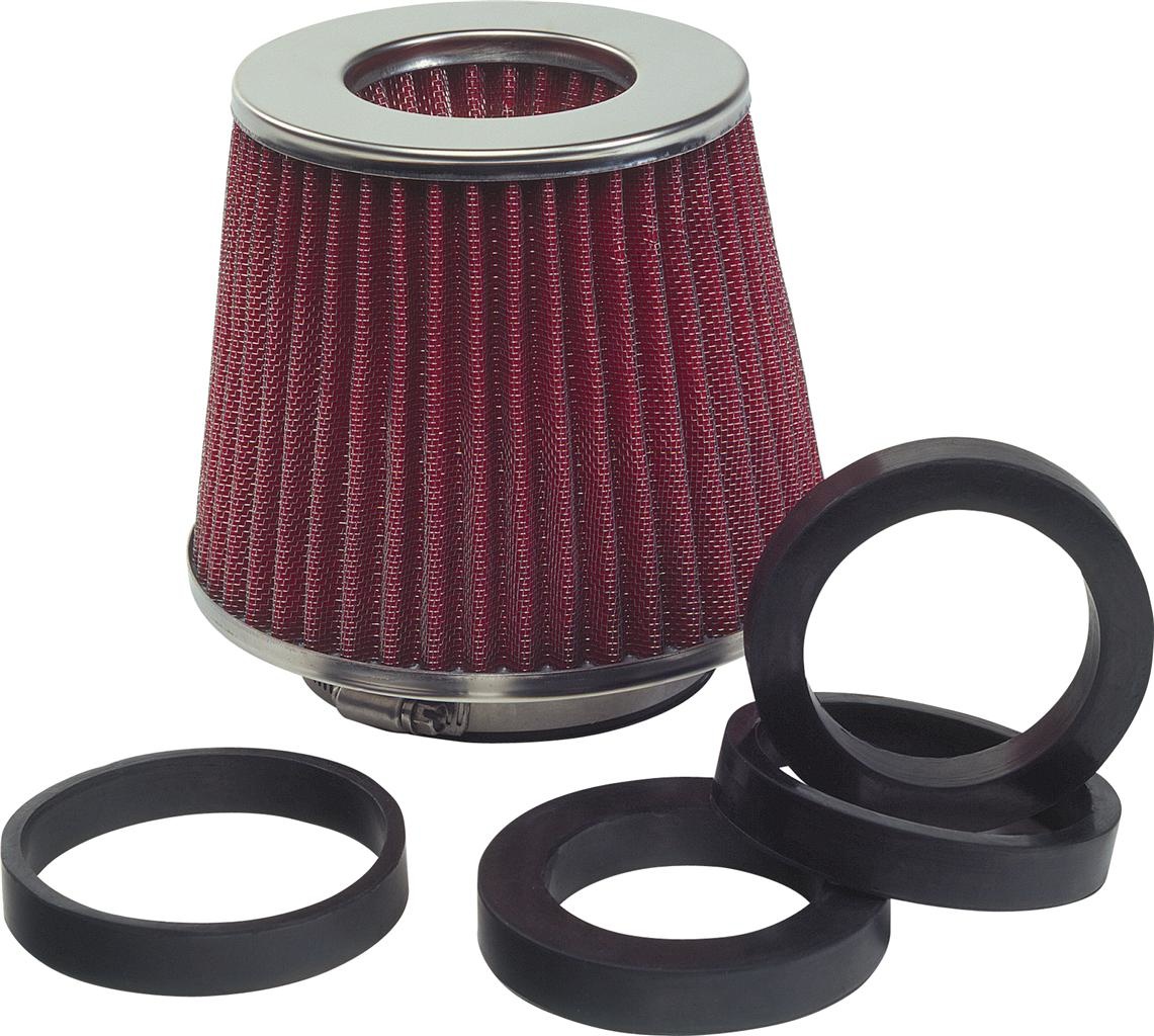 Universal Air filter conical - incl. 6 adapter rings