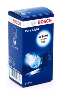 BOSCH Light Bulbs Pure Light WS W16W 1 987 302 205 Bulb, indicator VW,AUDI,MERCEDES-BENZ,Golf VII Schrägheck (5G1, BQ1, BE1, BE2),GOLF VI (5K1)