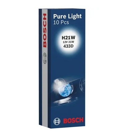 BOSCH Light Bulbs Pure Light WS H21W 1 987 302 264 Bulb, indicator VW,AUDI,MERCEDES-BENZ,Golf IV Schrägheck (1J1),Golf V Schrägheck (1K1)