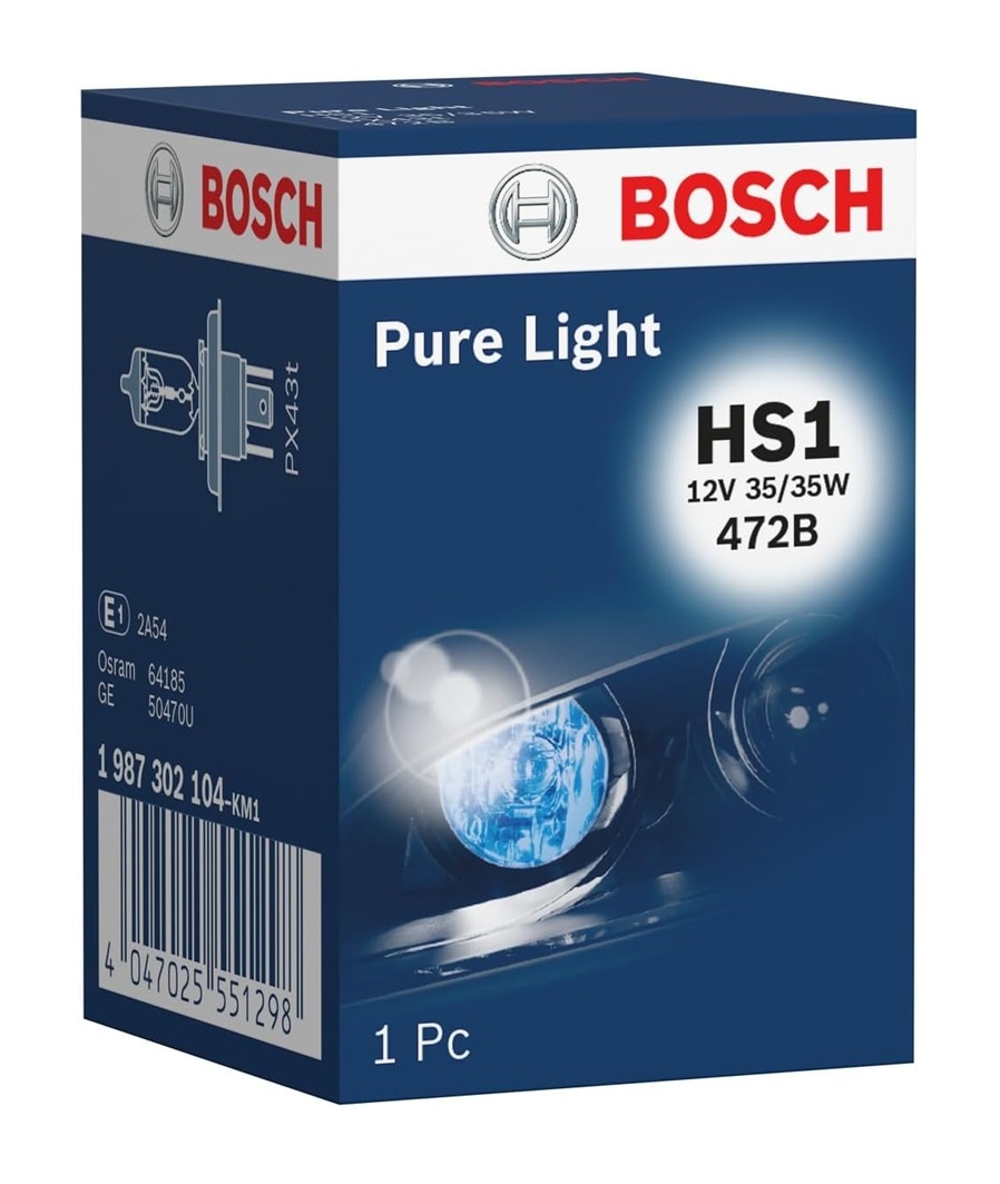BOSCH Light Bulbs Pure Light WS HS1 1 987 302 104 Bulb, spotlight LADA,Niva (2121, 2131),NOVA (2105),112 Schrägheck