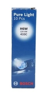 BOSCH Light Bulbs VW,AUDI,MERCEDES-BENZ 1 987 302 232 12V6WH6WPURELIGHT,Blister2pcs1987301035,000000000172 Bulb, taillight 000000008138,0025443194