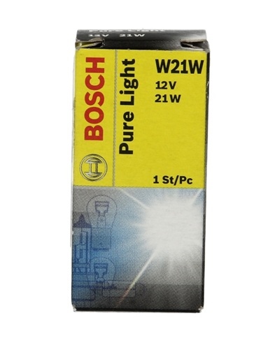 BOSCH Light Bulbs Pure Light WS W21W 1 987 302 251 Bulb, indicator VW,AUDI,MERCEDES-BENZ,Golf VII Schrägheck (5G1, BQ1, BE1, BE2),GOLF VI (5K1)