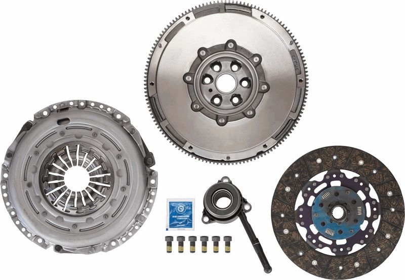 SACHS Clutch ZMS Modul XTend plus CSC with flywheel screws 2290 601 145 Clutch Kit VW,SKODA,SEAT,GOLF VI (5K1),GOLF PLUS (5M1, 521)