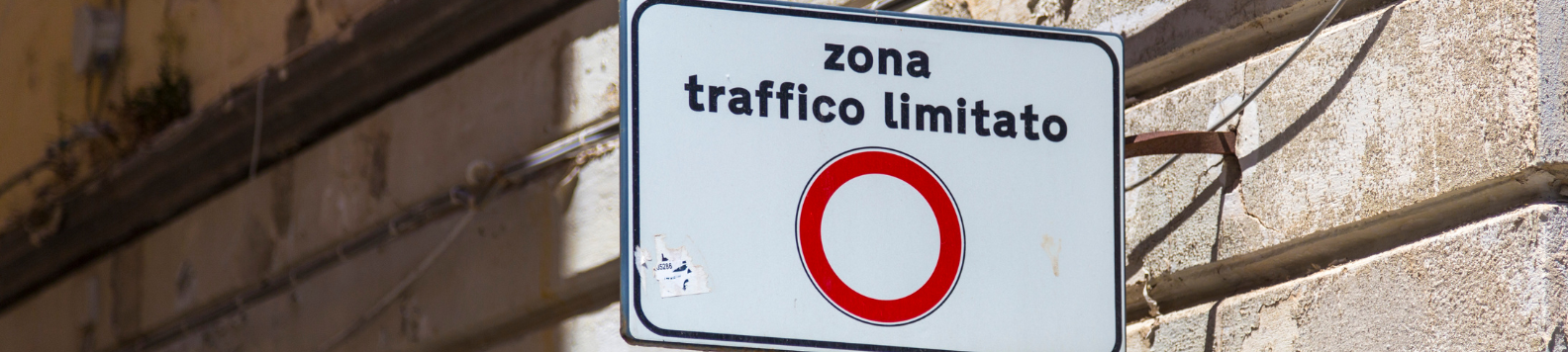 "zona traffico limitato", milieuzones in Italië