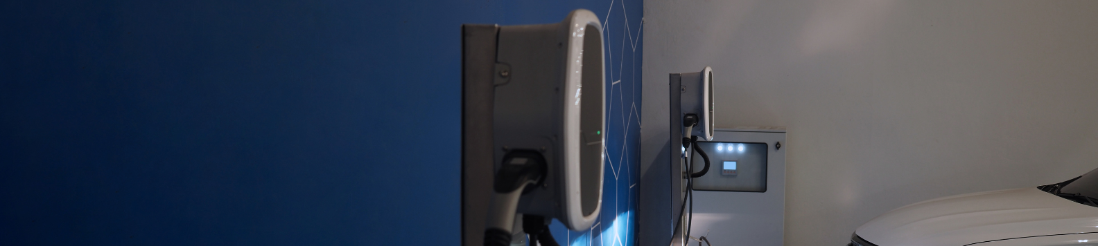 Een wallbox om elektrische voertuigen te laden