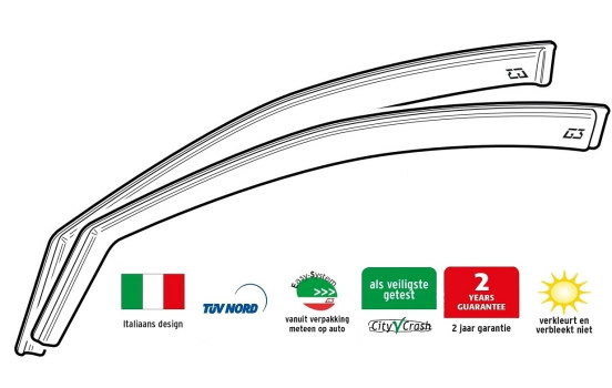 Deflectores de viento laterales delanteros G3 compatibles con Volkswagen Tiguan 2024+, Imagen 5
