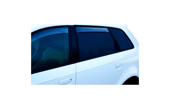 Deflectores de viento laterales Master Clear (traseros) adecuados para Volkswagen Taigo (CS1) 2021-