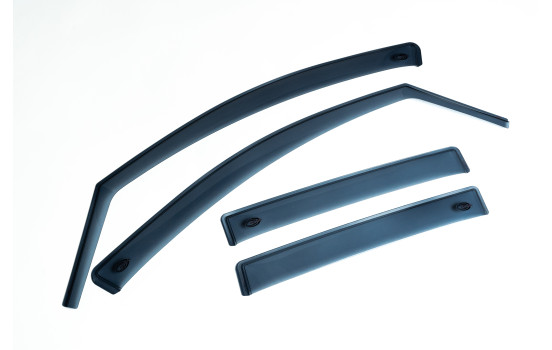 Deflectores de viento laterales Classic completos aptos para Renault Clio IV Grandtour 5 puertas 2012-2019, Imagen 2