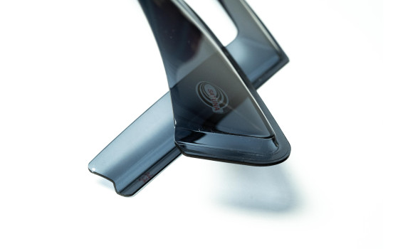Deflectores de viento laterales Classic completos aptos para Renault Clio IV Grandtour 5 puertas 2012-2019, Imagen 3
