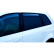 Deflectores de viento laterales ClimAir Master Clear (traseros) adecuados para Renault Megane E-Tech 2022-