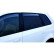 Deflectores de viento laterales Master Clear (traseros) adecuados para Jaguar S-Type 1999-2004