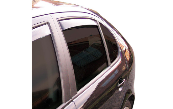 Deflectores de viento laterales Master Dark (traseros) adecuados para Ford Explorer EV (CX740) 2024-