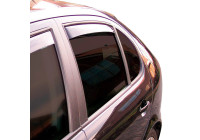 Deflectores de viento Master Dark Side (traseros) aptos para puertas traseras del Citroën C3 IV / e-C3 2024-