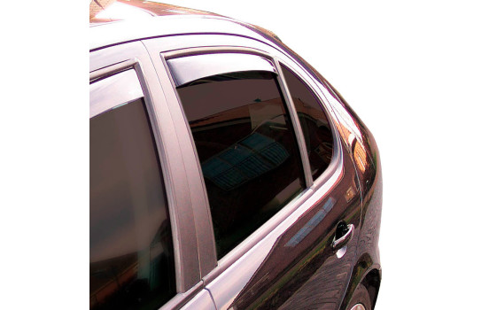 Deflectores de viento Master Dark Side (traseros) aptos para puertas traseras del Citroën C3 IV / e-C3 2024-