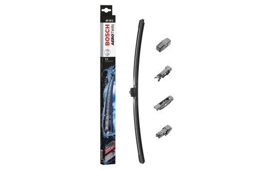 Escobilla limpiaparabrisas Bosch Aerotwin AP19U - Longitud: 475 mm - Escobilla limpiaparabrisas delantera simple