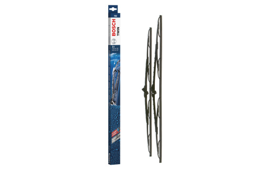 Escobillas limpiaparabrisas Bosch Twin 702 - Longitud: 700/650 mm - juego de escobillas limpiaparabrisas delanteras