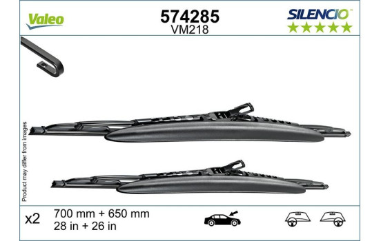 Juego de limpiaparabrisas 574285 Valeo, Imagen 6