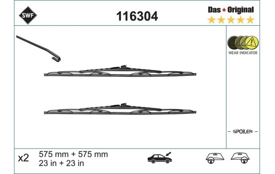 Limpiaparabrisas 116304 SWF, Imagen 2