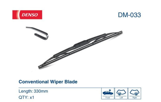 Limpiaparabrisas 330mm M-CLIP DM-033 Denso, Imagen 2