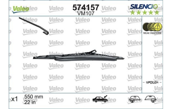 Limpiaparabrisas 574157 Valeo, Imagen 3