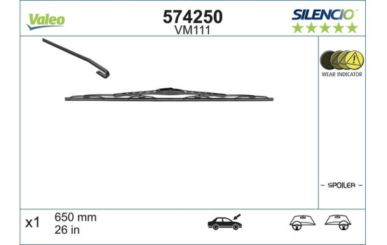 Limpiaparabrisas 574250 Valeo, Imagen 3