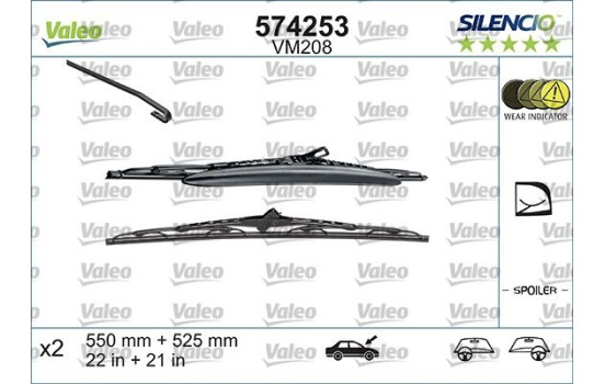 Limpiaparabrisas 574253 Valeo, Imagen 2
