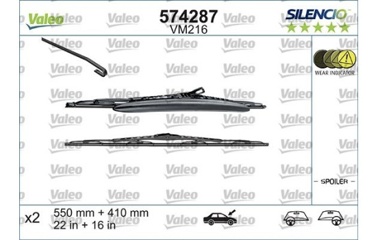 Limpiaparabrisas 574287 Valeo, Imagen 2