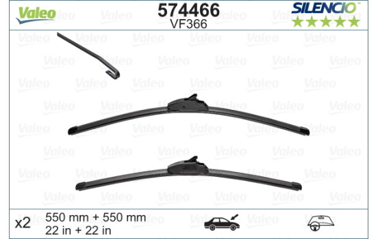 Limpiaparabrisas 574466 Valeo, Imagen 2