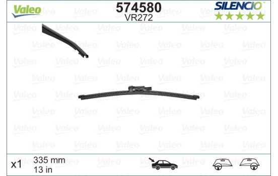 Limpiaparabrisas 574580 Valeo, Imagen 2