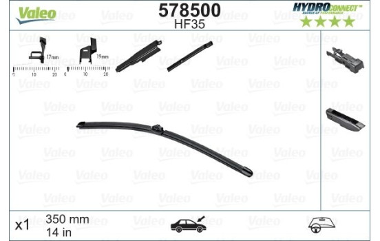 Limpiaparabrisas 578500 Valeo, Imagen 2