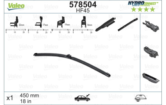 Limpiaparabrisas 578504 Valeo, Imagen 2