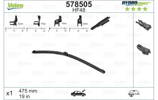 Limpiaparabrisas 578505 Valeo, Imagen 2