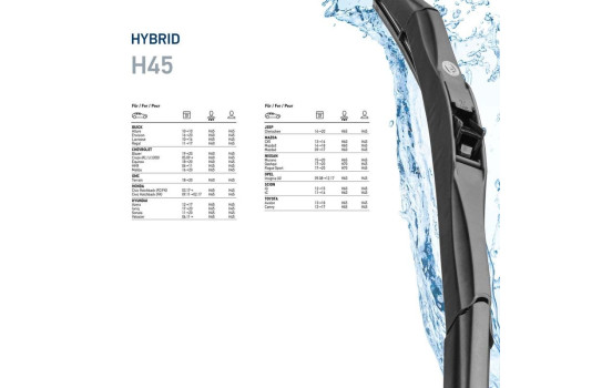Limpiaparabrisas híbrido 9XW 204 584-181 Hella, Imagen 7