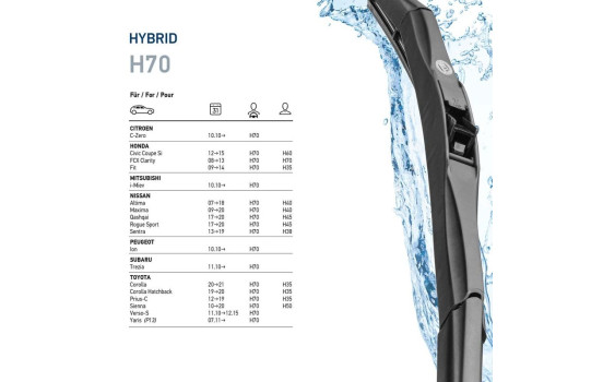 Limpiaparabrisas híbrido 9XW 204 584-281 Hella, Imagen 7