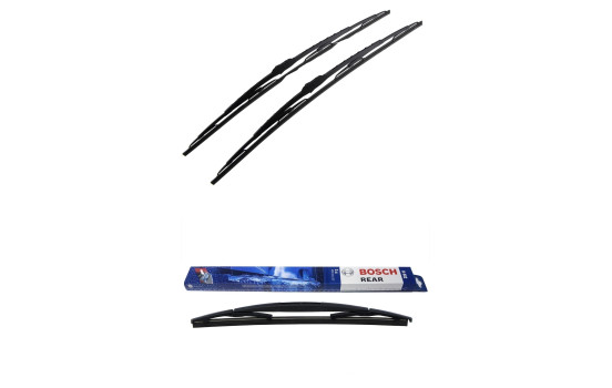 Paquete económico de escobillas limpiaparabrisas Bosch 450S + H402