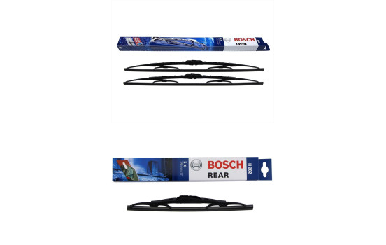 Paquete económico de escobillas limpiaparabrisas Bosch 480 + H282