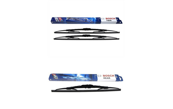 Paquete económico de escobillas limpiaparabrisas Bosch 480 + H400