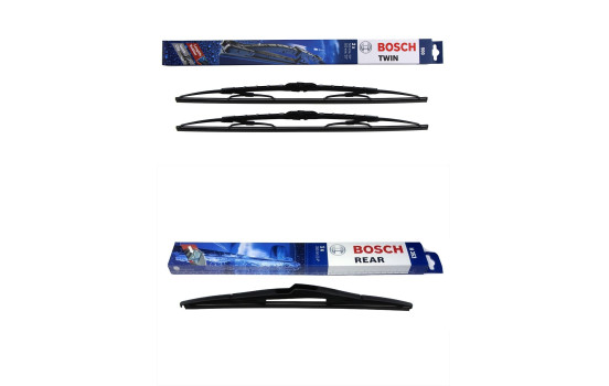 Paquete económico de escobillas limpiaparabrisas Bosch 500 + H353
