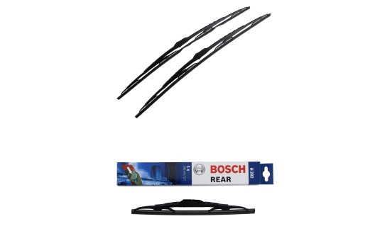 Paquete económico de escobillas limpiaparabrisas Bosch 502S + H282
