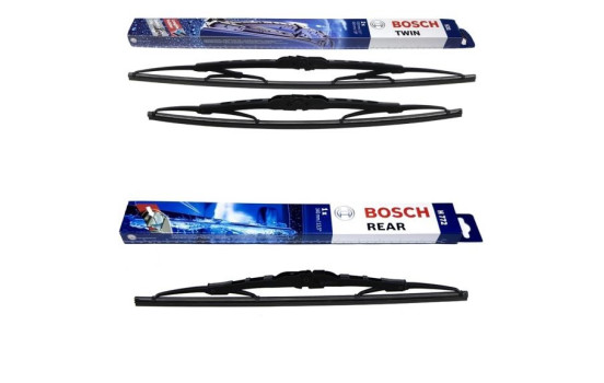 Paquete económico de escobillas limpiaparabrisas Bosch 531 + H772