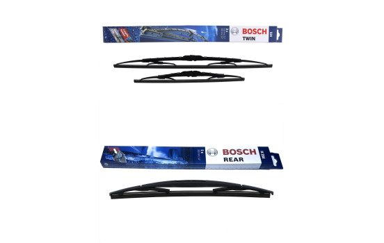Paquete económico de escobillas limpiaparabrisas Bosch 534 + H354