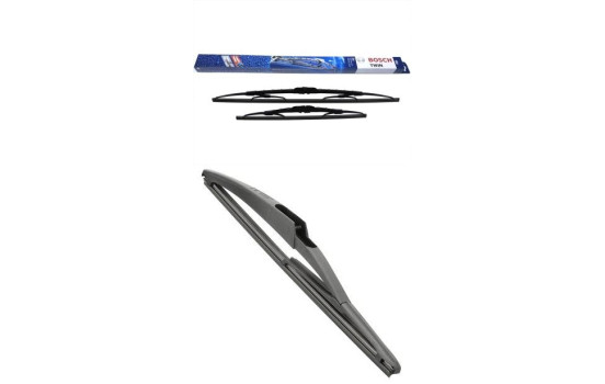 Paquete económico de escobillas limpiaparabrisas Bosch 553 + H314